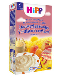 Instantní mléčná kaše - s broskvemi a meruňkami